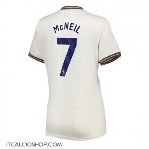 Everton Dwight McNeil #7 Terza Maglia Femmina 2024-25 Manica Corta